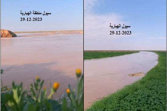 Rain and runoff enhance water storage in the dams of the western region